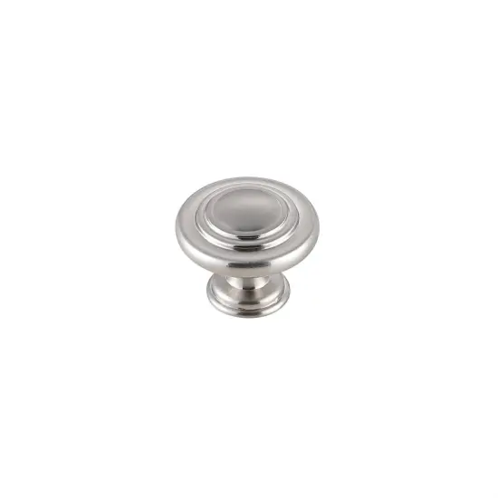 Minu 1.3" Diameter Brushed Nickel Mushroom Knob Multipack (Set of 10) {4}