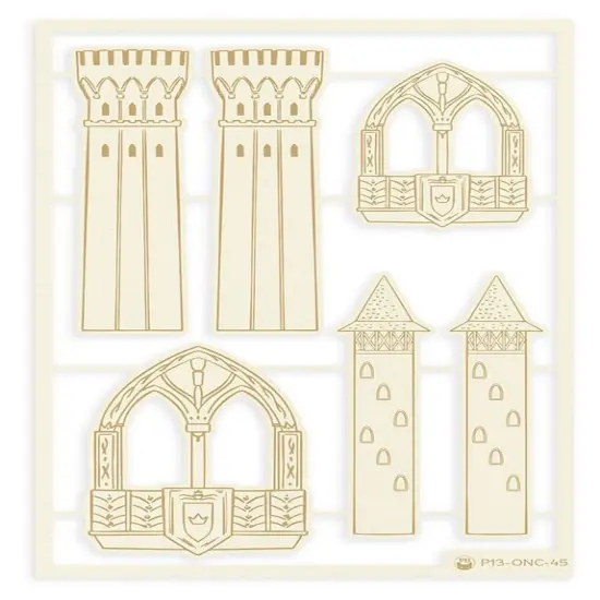 P13 Die-Cut Chipboard Embellishments 4"X6"-Once Upon A Time #02, 6/Pkg {3}