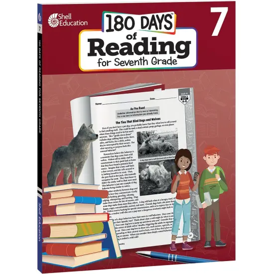 180 Days of Reading 2nd Edition, Grade 7 {1}