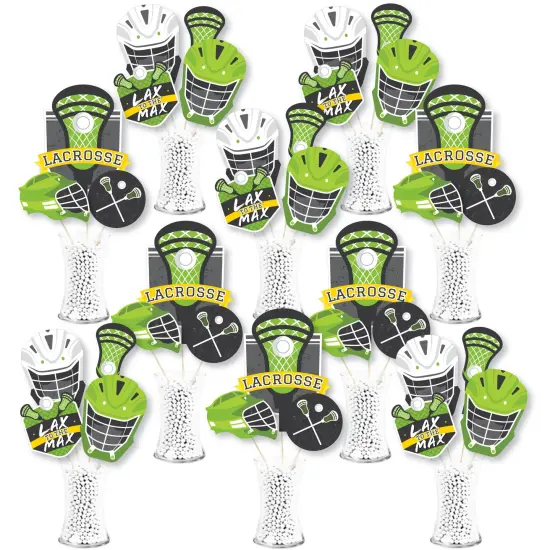 Big Dot of Happiness Lax to the Max Lacrosse Party Centerpiece Sticks Showstopper Table Toppers 35 Pieces {1}