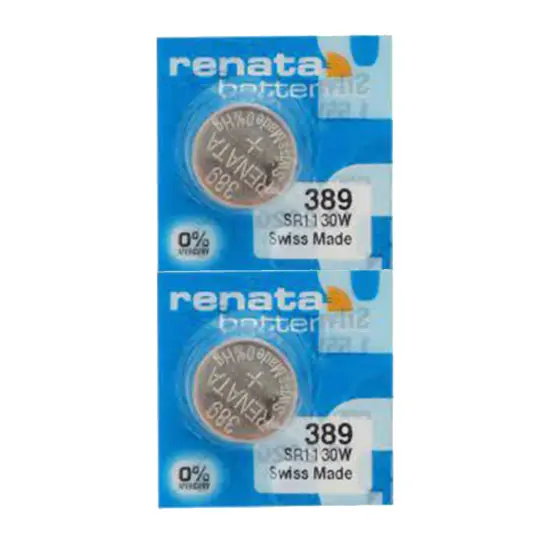 Renata 389 SR1130W 1.55V Silver Oxide Watch Battery {1}