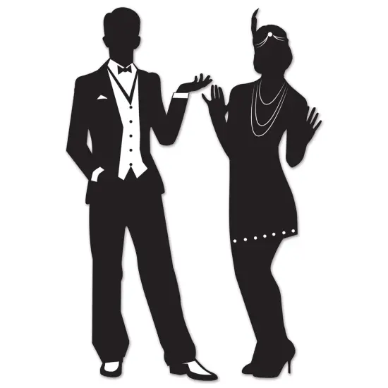 Great 20's Silhouettes (Pack of 12) {1}