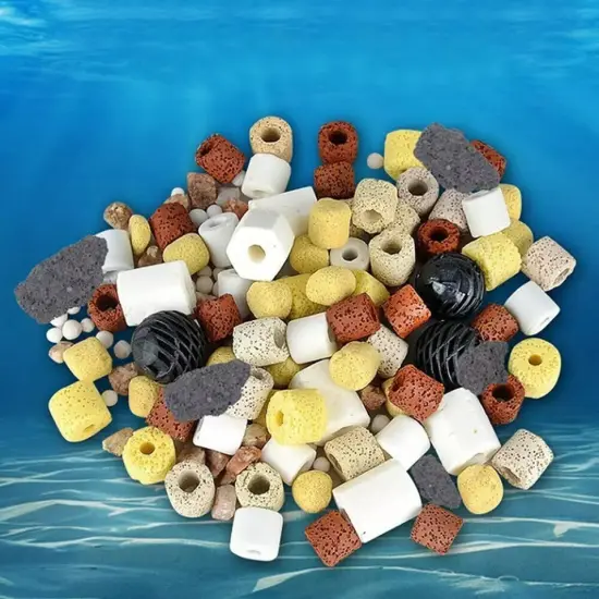 12 in 1 Bio Balls Ceramic Rings Aquarium Filter Media for Fish Tank 5.5lbs 11lbs {5}