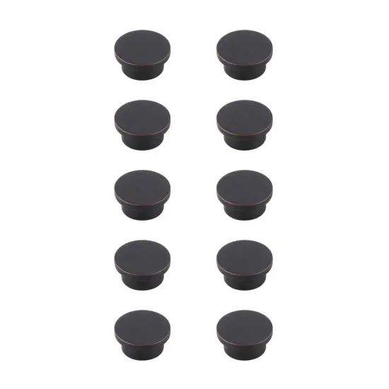 Trovon 1.6" Diameter Oil-rubbed Bronze Oversize Round Knob Multipack (Set of 10) {1}
