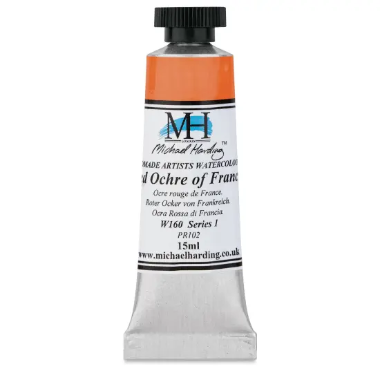 Michael Harding Artists Watercolor - Red Ochre of France, 15 ml {1}