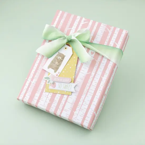 American Crafts Hello Little Girl Ephemera Die-Cuts 61/Pkg-Journaling, Gold Foil {7}