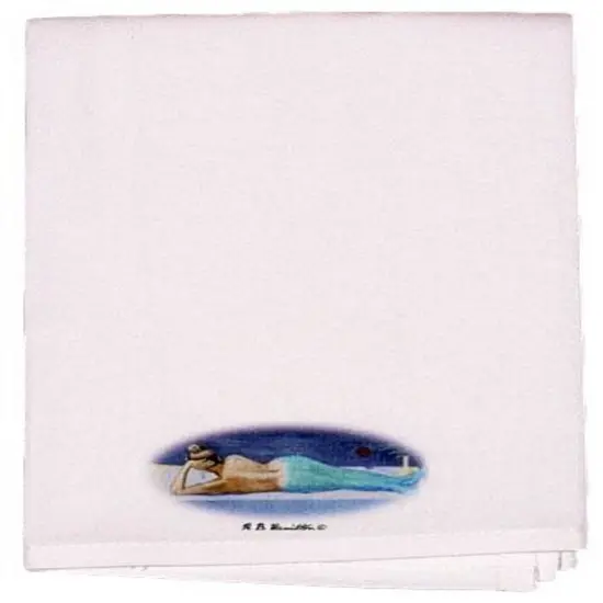 Betsy Drake Mermaid Guest Towel {1}