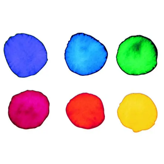 6 Vivid Colors, Liquid Watercolor Paint,1-oz Drip-Dispense Bottles, For All Watercolor Painting, Use to Tint Slime, Clay, Glue, Shaving Cream, Non-Toxic. Pack of 6. {2}