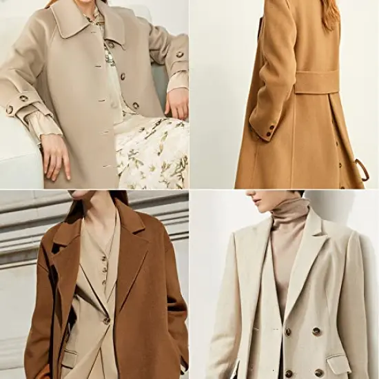 110 Pieces Mixed Sewing Buttons, 4-Hole Craft Round Blazer Buttons, 5 Color 3 Size(15mm,20mm,25mm) Suit Coats Resin Button, Suitable for Variety Clothing Sewing, DIY Craft(Brown) {3}