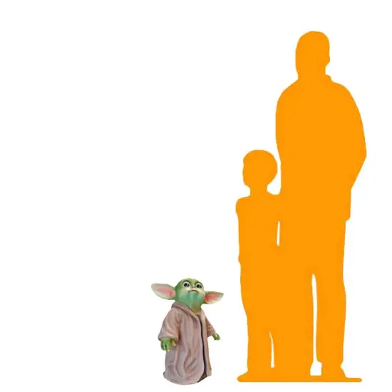 Baby Master Warrior Small Statue {2}