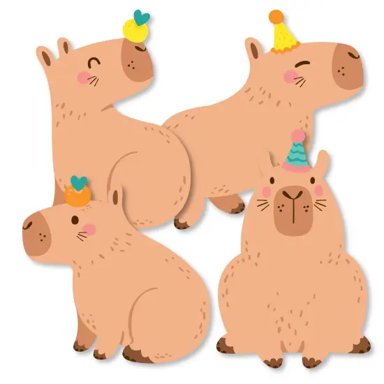 Big Dot of Happiness Capy Birthday - Decorations DIY Capybara Party Essentials - Set of 20 {3}