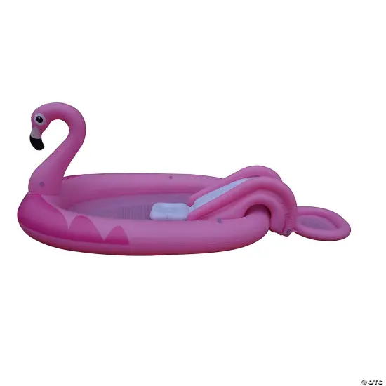 4 Pack: 83" Inflatable Pink Flamingo Kiddie Pool with Sprayer {4}