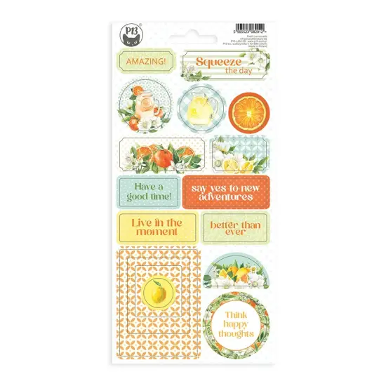 Fresh Lemonade Chipboard Stickers 4.1"X8.7"-#02 {1}
