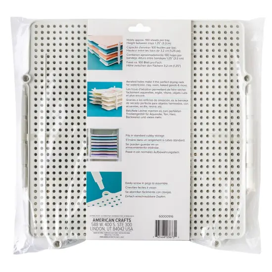 We R Multi-Use Paper Trays 4/Pkg-White 12"X12" {4}