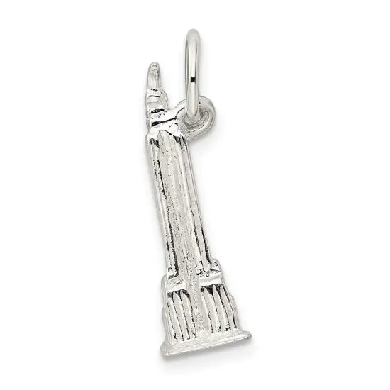 Sterling Silver Sears Tower Building Charm Chicago Jewerly 25mm x 7mm {4}