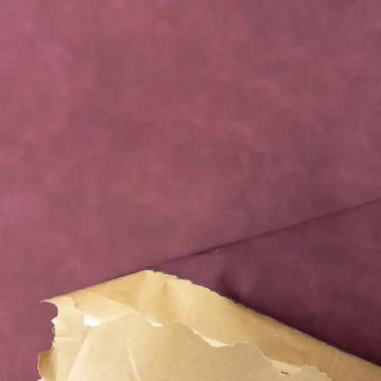 Kitcheniva Suede Vinyl Fabric Faux Leather Non Adhesive 52" Plum red {1}