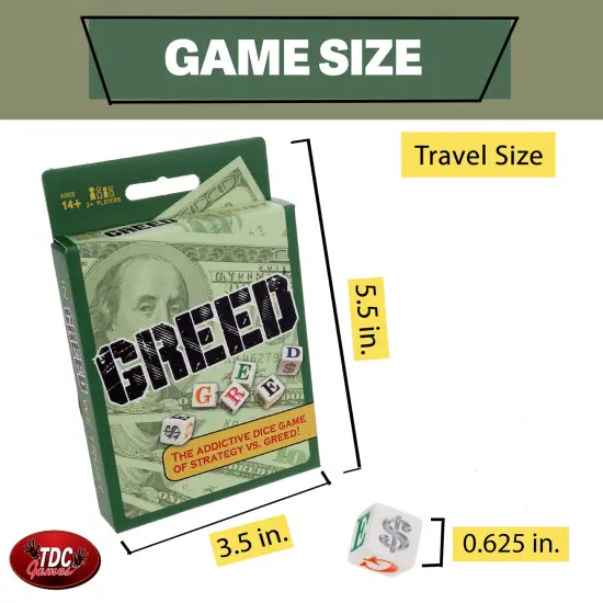 TDC Games Greed Dice Game {4}