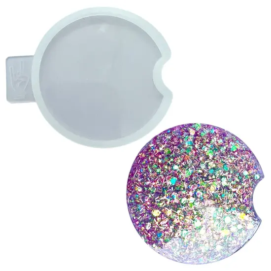 Resin Rockers Exclusive Plain Blank Car Coaster Mold for UV and Epoxy Resin Art {2}