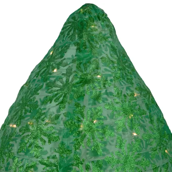 Northlight LED Lighted Retro Bulb Outdoor Christmas Decoration - 32" - Warm White - Green {3}