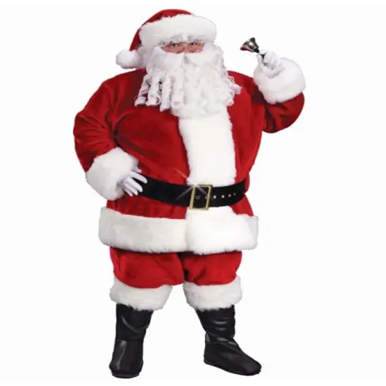 Fun World Red and White Santa Claus Adult Unisex Christmas Costume - 2XL {1}