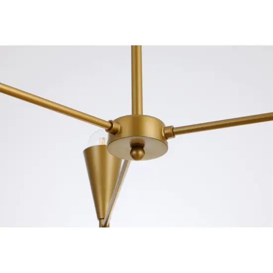 Cade 34 inch pendant in brass {4}