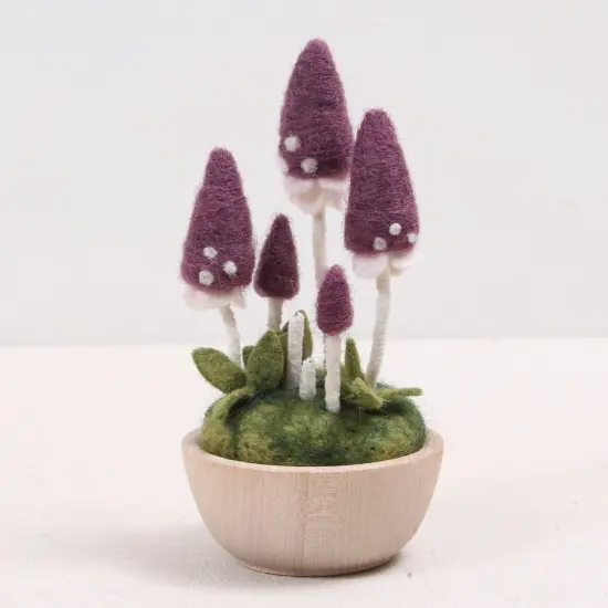 Mushroom Needle Felting Kit, Pixie Parasol {2}