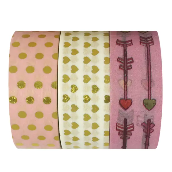 Wrapables Washi Masking Tape (Set of 3) Sweet Love {1}