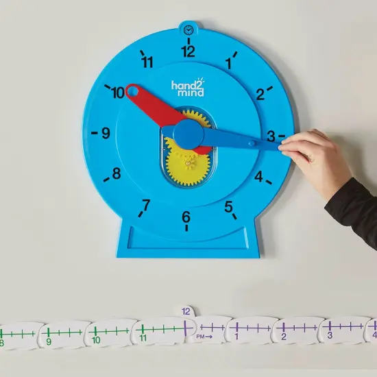 Magnetic Demonstration Advanced NumberLine Clock {4}