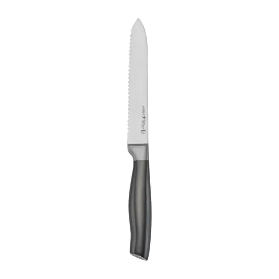 Henckels Graphite 5-inch Serrated Utility Knife {1}