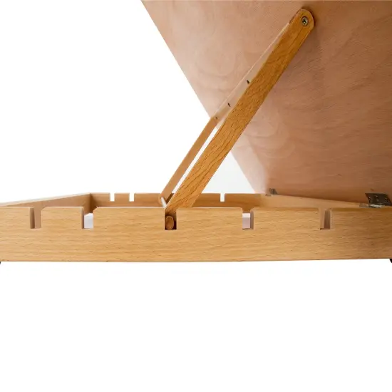 SoHo Urban Artist Extra Large 19.75" x 29.5" Adjustable Portable Drawing Board Stand Easel, 5 Positions, Natural BeechWood Finish {5}