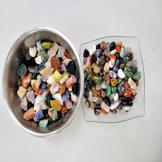 Rough & Tumbled Crystal Confetti Mix - 1/2 inch to 1 inch. {5}