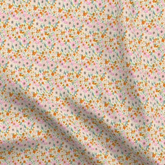 Various Fabrics by the Yard or Fat Quarter Floral Small Scale Flowers Feminine Botanical Nature Custom Printed Fabric by Spoonflower {5}