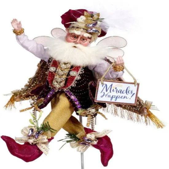 Mark Roberts Mark Roberts Fairy of Christmas Miracles, Small - 10.5" White {1}