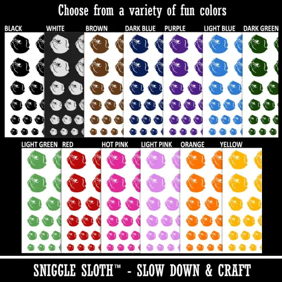 Solid Pug Looking Back Temporary Tattoo Water Resistant Fake Body Art Set Collection Light Blue {2}