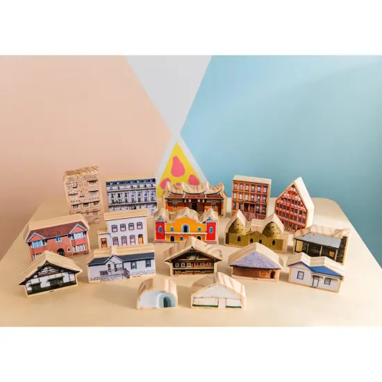 Where I Live? Wooden Blocks - Set of 17 - Ages 1+ {3}
