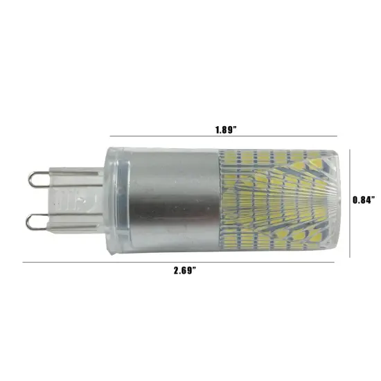 BulbAmerica 5W G9 Base 580Lm 120V 6500K Non-Flicker LED Cool White {2}