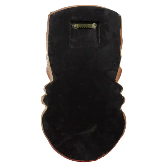 Northlight Tiki Man Sticking Tongue Out Hanging Wall Decoration - 16" - Multicolor Brown {4}