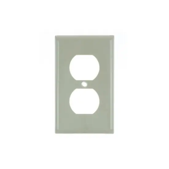 SUNLITE Ivory E211I 1 Gang Duplex Receptacle Plate {1}