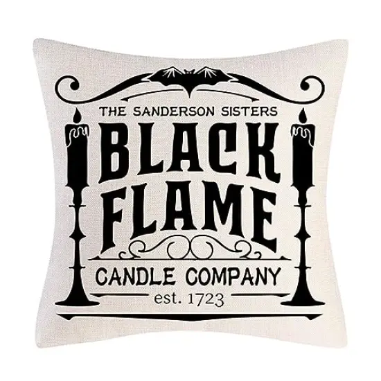 PSDWETS Halloween Decor Throw Pillow Covers Set of 4 Halloween Decorations Hocus Pocus Farmhouse Saying Fall Pillow Covers 18 x 18 Inches for Home Couch {2}