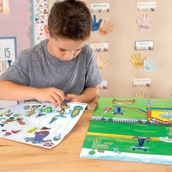 Pete The Cat Reusable Sticker Pad, Pack of 3 {4}