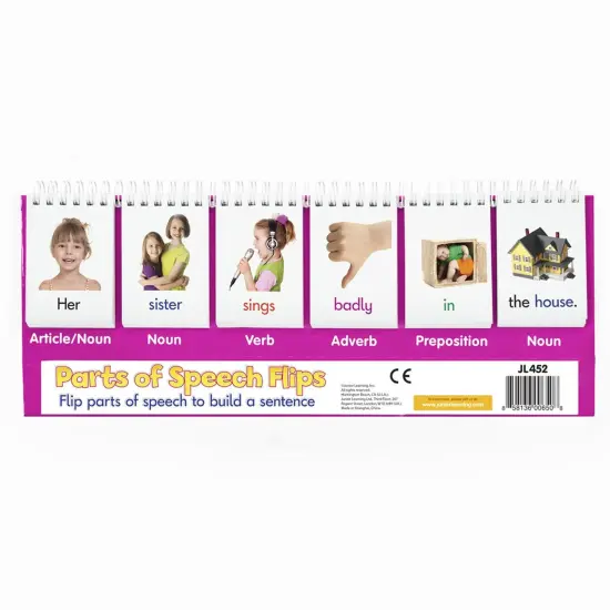 Double-Sided Parts of Speech Flips, Pack of 2 {2}