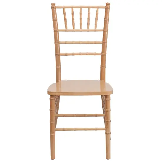 Emma and Oliver Wedding & Event Wood Chiavari Dining Chair Natural {3}