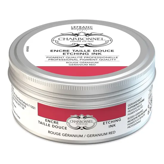 Charbonnel Etching Ink - Geranium Red, 200 ml {1}