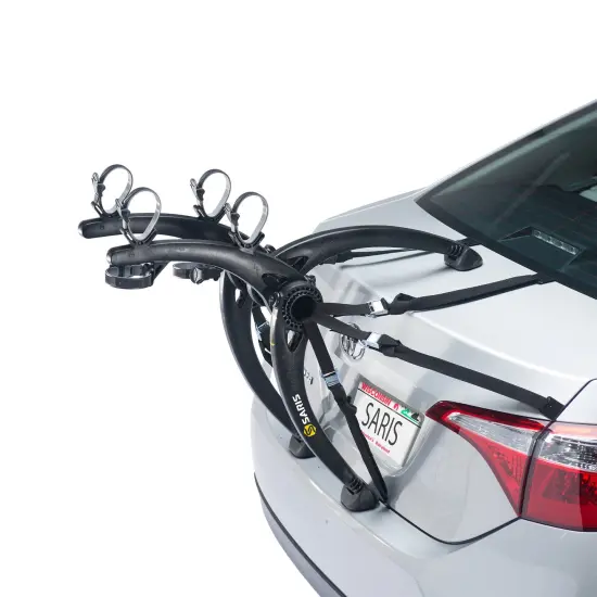 Saris Bones Trunk Bike Rack Mount, Bike Rack for Car and SUV, 2 Bikes {1}