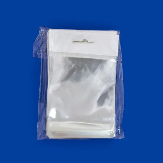 Resealable Polypropylene Bags with Hanging Header 3x3" (Package of 100) {3}