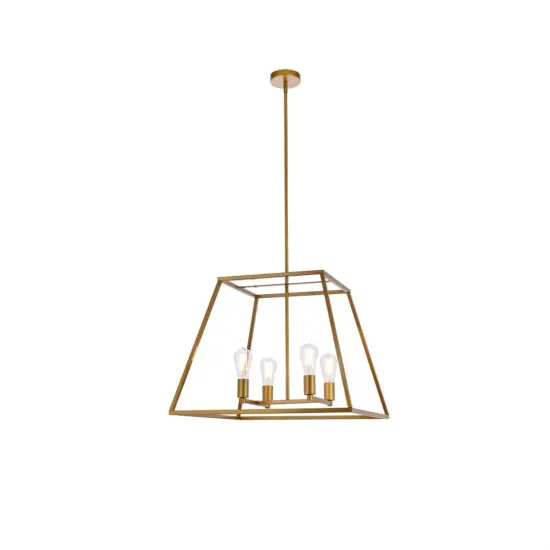 Declan 24 inch pendant in brass {1}