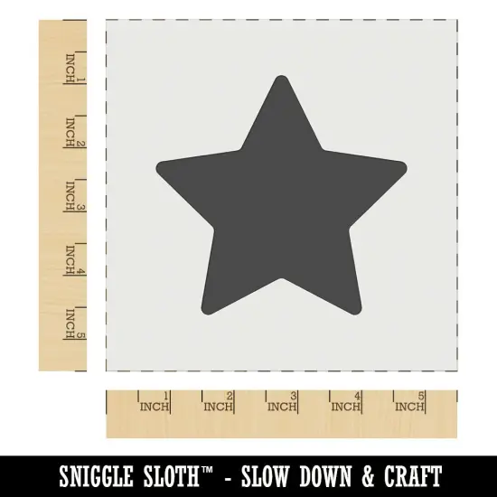 Star Shape Excellent Wall Cookie DIY Craft Reusable Stencil {1}