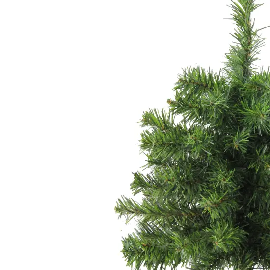 Northlight Medium Canadian Pine Artificial Christmas Tree - 18" - Unlit Green {4}