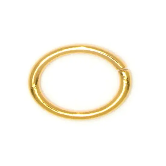 CousinDIY Gold Elegance Jump Rings 6mm 16/Pkg-14k Gold Plated {3}