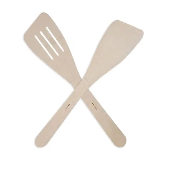 2-Piece French Beech Spatula Turner Set {1}